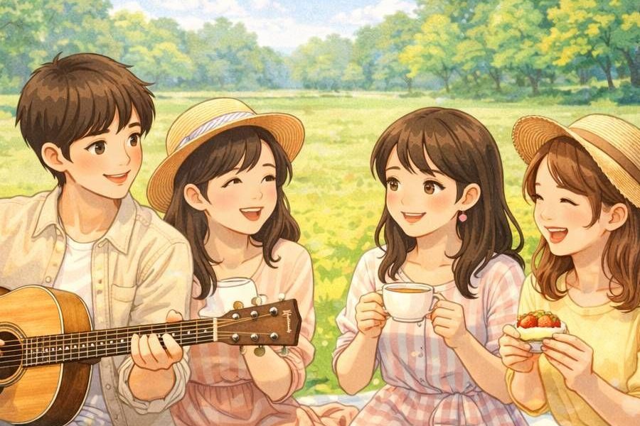 青青草原大自然野餐