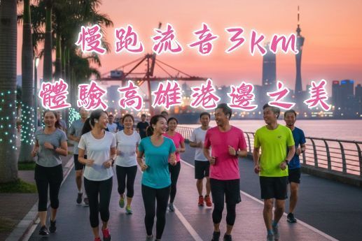 慢跑流音3km體驗高雄港之美