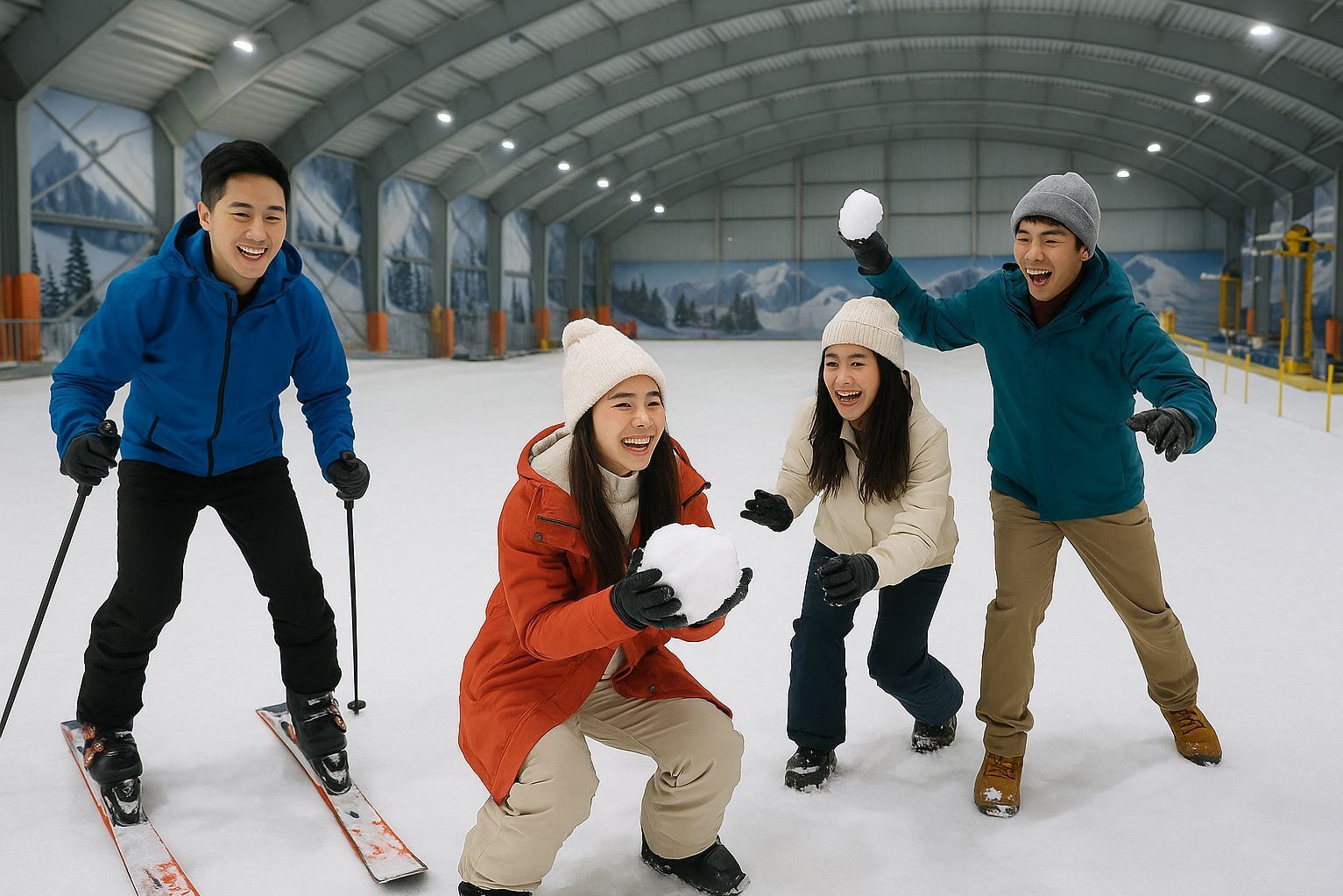 雪地出任務！滑雪初體驗