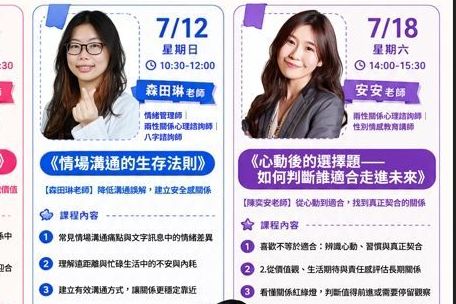 情場溝通的生存法則l森田琳老師