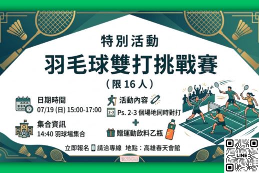 羽毛球雙打挑戰賽