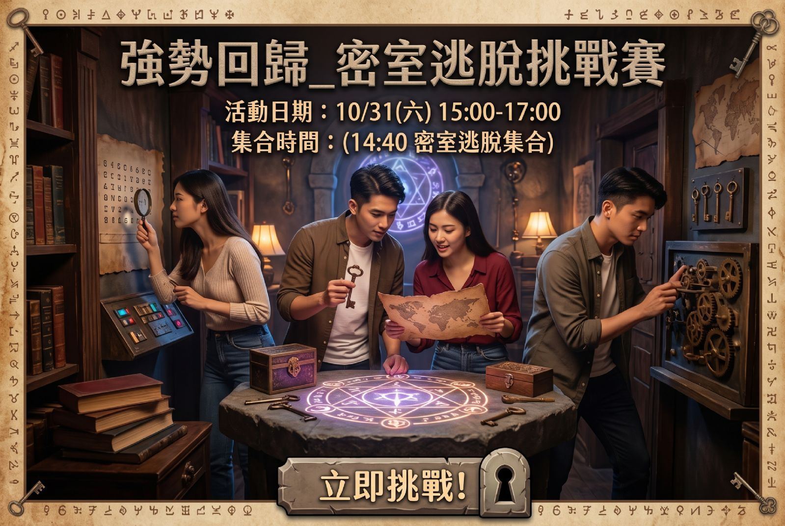強勢回歸_密室逃脫挑戰賽