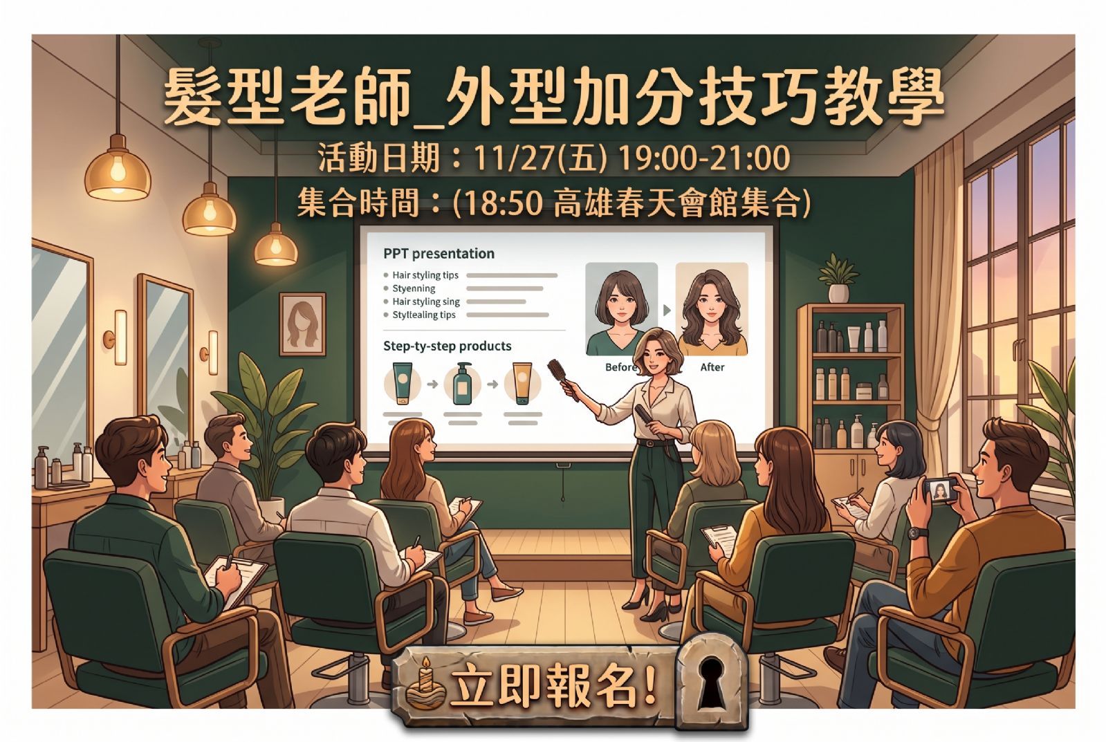 髮型老師_外型加分技巧教學