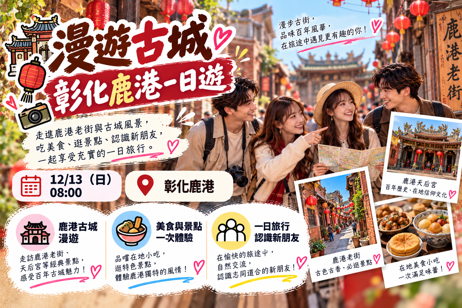 🏮漫遊古城｜彰化鹿港一日遊