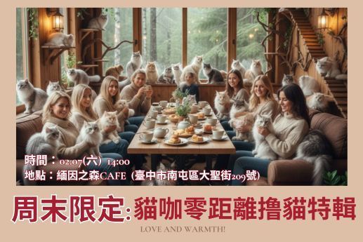 週末限定：貓咖零距離嚕貓特輯