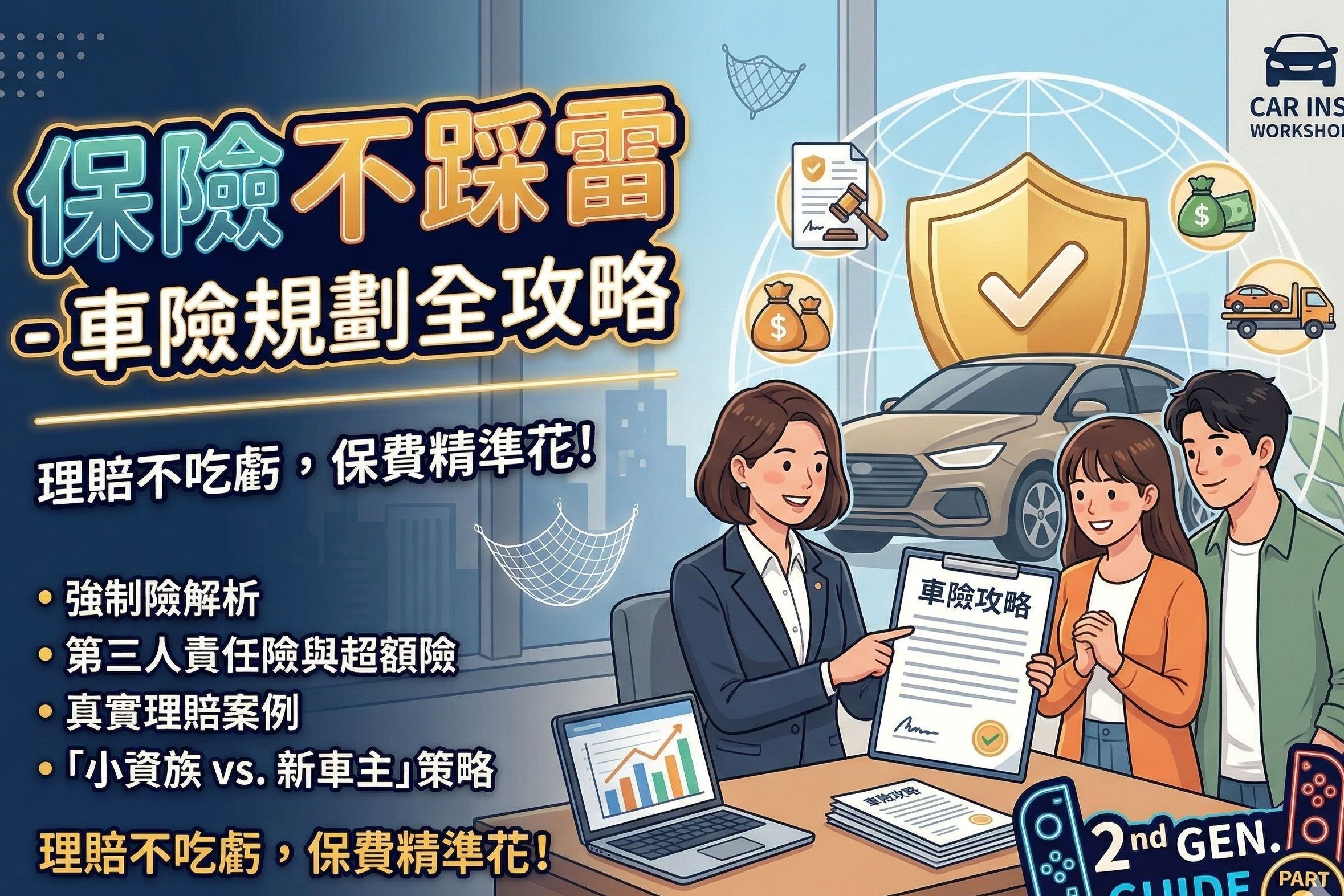 保險不踩雷車險規劃全攻略